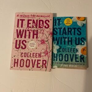 Colleen Hoover 2 book series. 1 hard back 1 paperback.